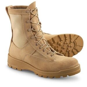 Bates Tactical Combat Boots Vibram Sole Tan Mens 3.5 W